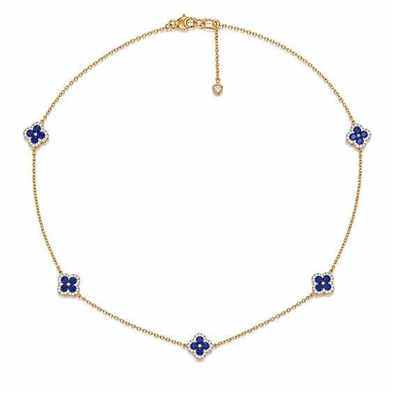 Halskette Ultima Edizione Dame in Silber CAO4653-GIALLA-BLU - CAO4653-GIALLA-BLU